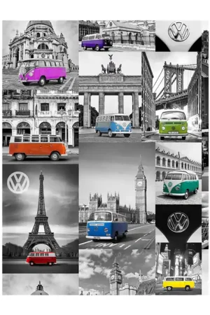 Ontdek Dutch Wallcoverings Freestyle Papierbehang Volkswagen Transporter E950-11 Betrouwbaar